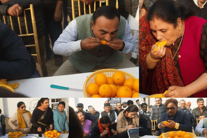 हरदा की माल्टा पार्टी में  स्थानीय उत्पादों को बढ़ावा देने का संदेश