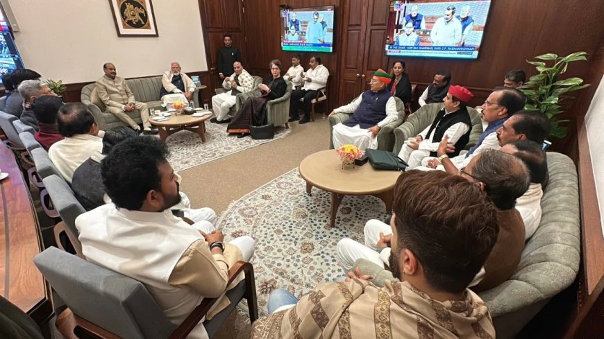 संसद सत्र के समापन पर पक्ष विपक्ष में ‘सुखद बातचीत’