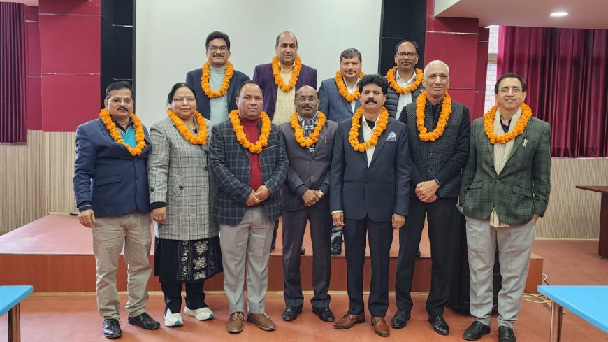 अर्थ एवं संख्याधिकारी राजपत्रित सेवा संघ के द्विवार्षिक चुनाव सम्पन्न