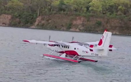 ऋषिकेश: पशुलोक बैराज में सी-प्लेन  उतारने का ट्रायल सफल,  पर्यटन को मिलेगी नई उड़ान