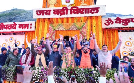 सीधी आस्था से भरा बद्रीनाथ: वैदिक मंत्रोच्चार के बीच खोले गए कपाट