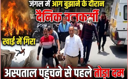 नैनीताल में आग बुझाने हेतु गए वनकर्मी की खाई में गिरने से मौत, विभाग में मचा हड़कंप