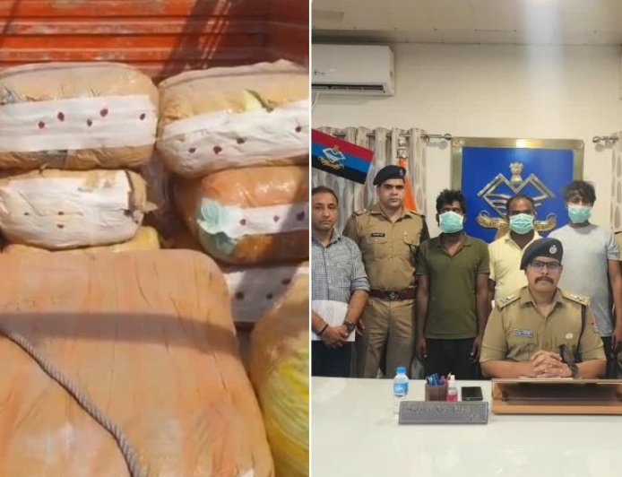 उत्तराखंड पुलिस ने 558 किलो गांजा पकड़ा, ओडिशा से आ रही थी नशे की खेप