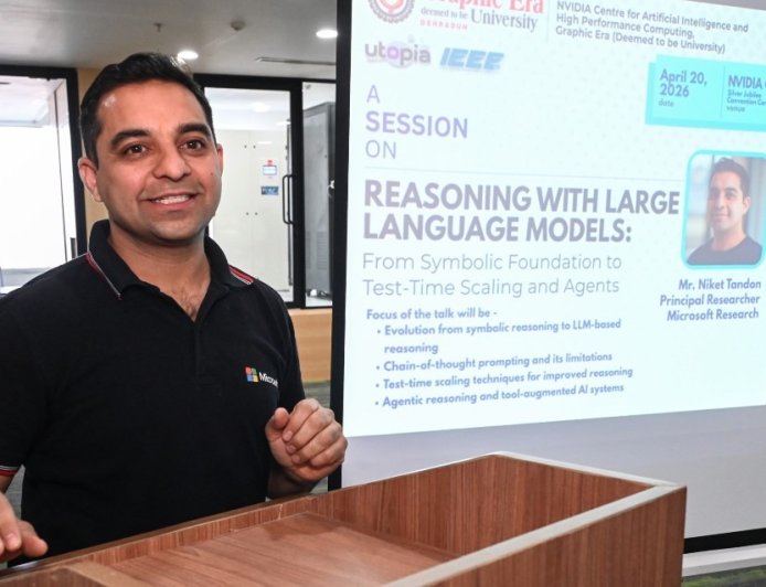 ग्राफिक एरा विश्वविद्यालय में आर्टिफिशियल इंटेलिजेंस पर कार्यशाला का आयोजन