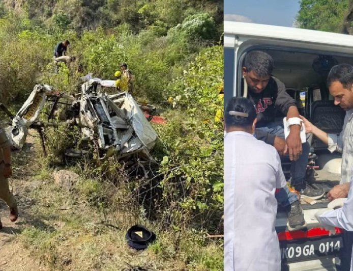 टिहरी गढ़वाल में भीषण सड़क दुर्घटना से 8 की जान गई, 2 घायल