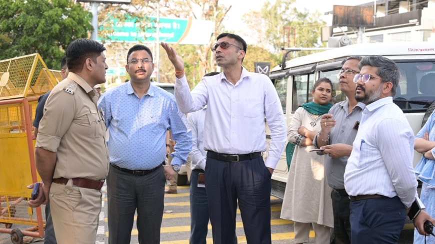 पीएम मोदी की यात्रा का निरीक्षण: डीएम ने की व्यवस्थाओं की पुष्टि