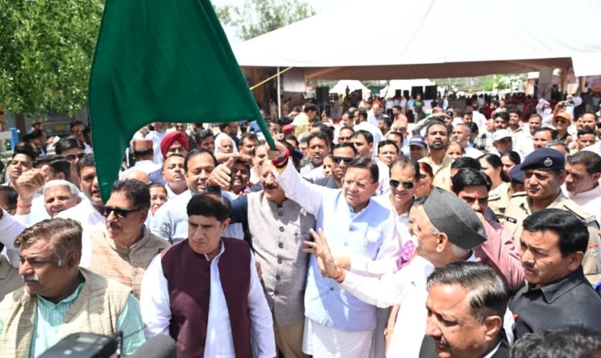 उत्तराखंड चारधाम यात्रा: बसों का हुआ शुभारंभ, मुख्यमंत्री ने दी हरी झंडी