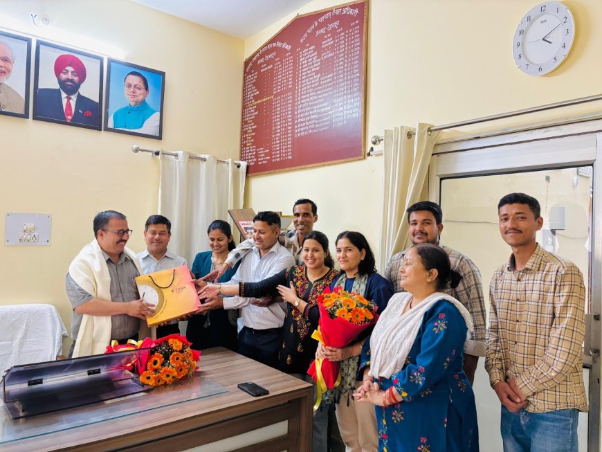 सहायक निदेशक बद्री चंद नेगी को भावनात्मक विदाई, नई जिम्मेदारी की ओर कदम