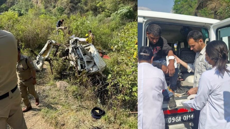 टिहरी गढ़वाल में भीषण सड़क दुर्घटना से 8 की जान गई, 2 घायल