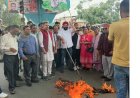 चंपावत गैंगरेप मामले पर विपक्ष एवं महिला संगठनों का विरोध प्रदर्शन