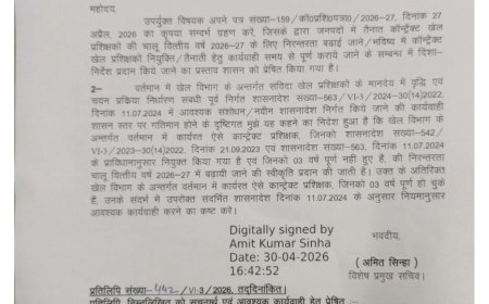 देहरादून: खेल विभाग में कॉन्ट्रैक्ट प्रशिक्षकों की निरंतरता बढ़ाने का नया आदेश