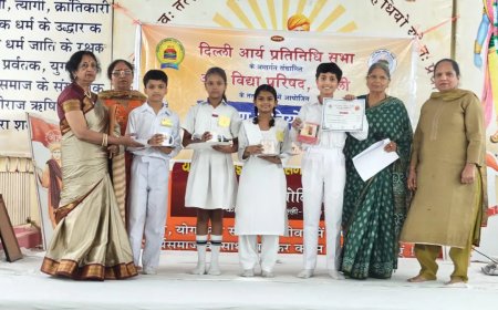 आर्य विद्यालयों में बच्चों की भाषण प्रतियोगिता: एक नई शुरुआत