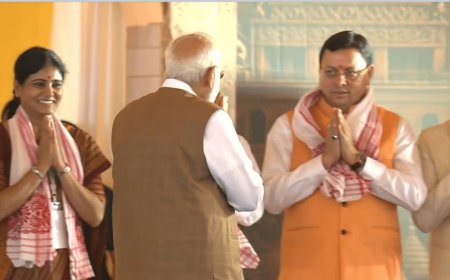 सीएम धामी ने असम में सुशासन और विकास के लिए जताई उम्मीद, कहा नई ऊँचाईयों को छुएगा असम