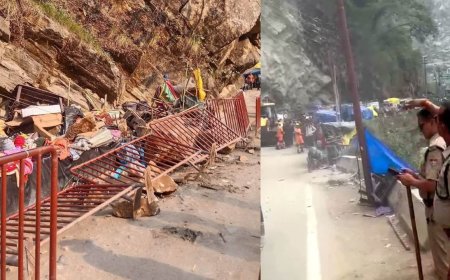 केदारनाथ यात्रा मार्ग पर गिरा भारी बोल्डर, एक युवक की मौत, दूसरा घायल - जानिए पूरी खबर
