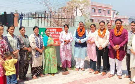 नकरौंदा में 87 लाख की लागत से आंतरिक सड़कों का निर्माण कार्य आरंभ