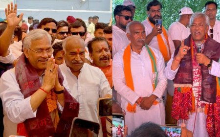 गदरपुर की राजनीति में नई हलचल: त्रिवेंद्र और बलूनी का अरविंद पांडे के घर पहुंचना