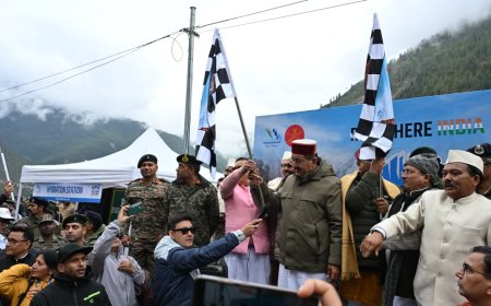 चमोली में Niti Extreme Ultra Run की भव्य शुरुआत, मंत्री भरत सिंह चौधरी ने दिखाई हरी झंडी