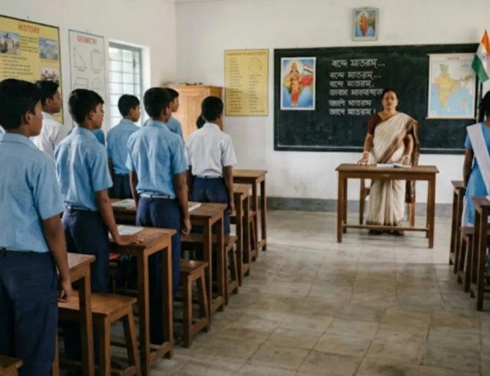 पश्चिम बंगाल में प्रार्थना सभा में ‘वंदे मातरम’ का अनिवार्य गायन, छात्रों में देशभक्ति बढ़ाएगा