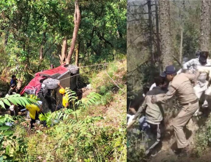 भवाली में सड़क हादसे में 5 की मौत, एक ही परिवार के चार सदस्य शामिल