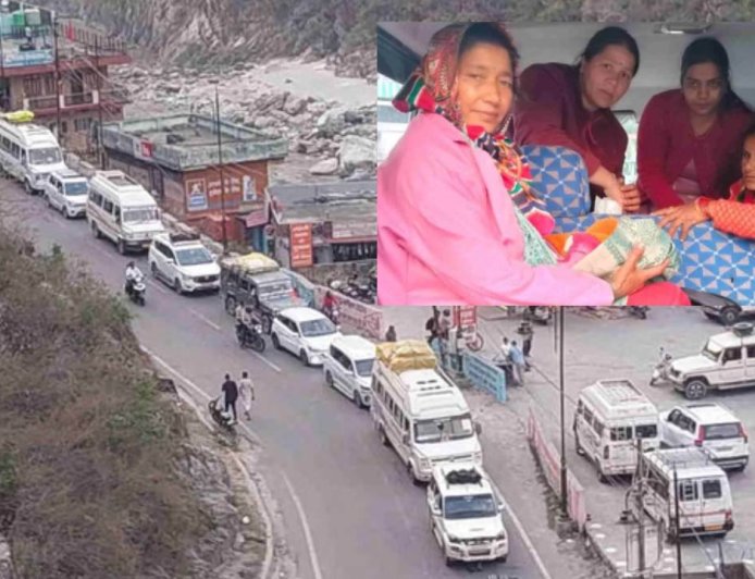 जाम में फंसी गर्भवती महिला: बदरीनाथ हाईवे पर नर्सों की तत्परता से हुआ प्रसव