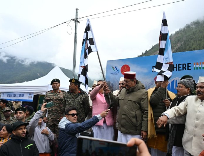 चमोली में Niti Extreme Ultra Run की भव्य शुरुआत, मंत्री भरत सिंह चौधरी ने दिखाई हरी झंडी
