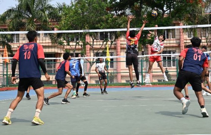 एसआरएचयू में वॉलीबॉल टूर्नामेंट का भव्य समापन - खेलों की उड़ान