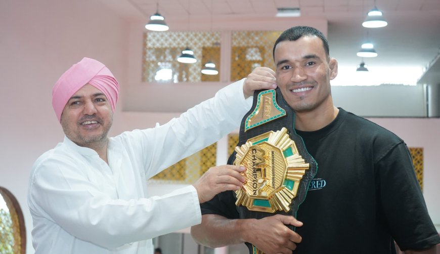 दिगम्बर सिंह रावत ने MMA में जीता खिताब, एसजीआरआर के नाम रोशन किया उत्तराखंड