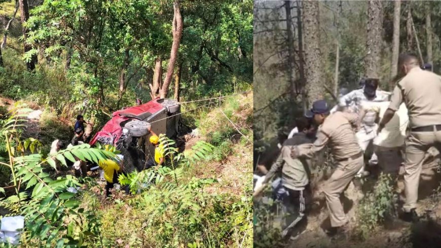 भवाली में सड़क हादसे में 5 की मौत, एक ही परिवार के चार सदस्य शामिल