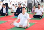 बनबसा में योग दिवस पर सामूहिक योगाभ्यास, मुख्यमंत्री धामी ने शारदा कॉरिडोर की जानकारी साझा की