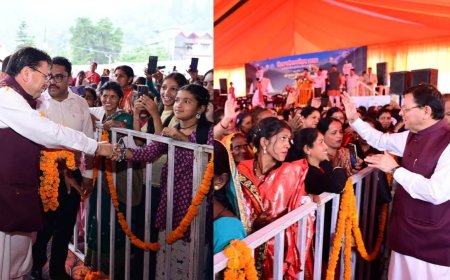 मुख्यमंत्री पुष्कर सिंह धामी की 96.71 करोड़ की विकास योजनाएं, भीमताल के लिए नई घोषणाएं