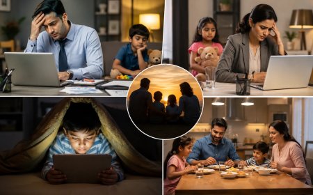 कामकाजी माता-पिता और बच्चों के बीच घटता समय: समाजिक चुनौतियाँ एवं समाधान