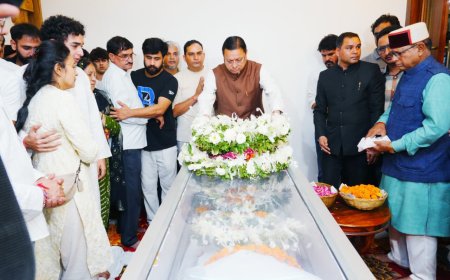 मुख्यमंत्री ने दिवंगत निशानेबाज जसपाल राणा को दी श्रद्धांजलि - अद्वितीय सम्मान