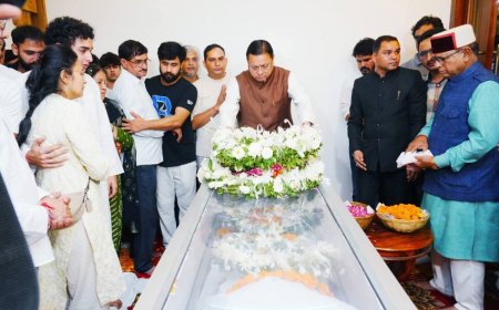 उत्तराखंड में जसपाल राणा को श्रद्धांजलि, सीएम धामी ने परिवार से किया मुलाकात
