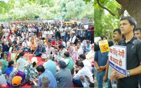 जंतर मंतर पर प्रदर्शन कर उत्तराखंड के लोगों ने उठाई मांग, केशव नेगी को तत्काल रिहा किया जाए