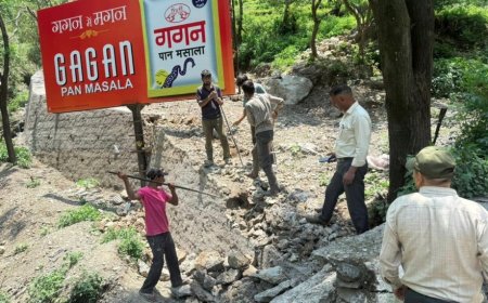 सहसपुर और मसूरी में अवैध निर्माण और प्लॉटिंग के खिलाफ बड़ी कार्रवाई