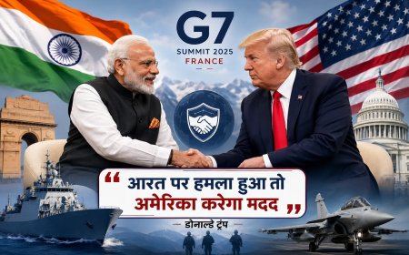 G-7 शिखर सम्मेलन में ट्रंप का भारत को सुरक्षा का आश्वासन, अमेरिका का समर्थन पुख्ता