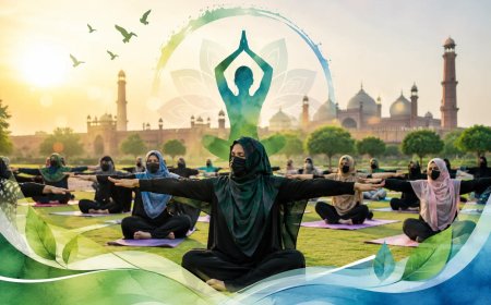 लाहौर में अंतरराष्ट्रीय योग दिवस का भरपूर उत्सव, सैकड़ों ने अपनाया योग का मार्ग