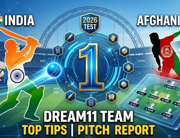 भारत बनाम अफगानिस्तान: एकमात्र टेस्ट 2026 के लिए फैंटेसी क्रिकेट टिप्स और प्लेइंग XI