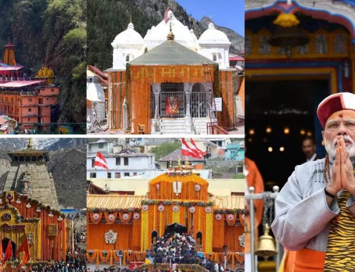 प्रधानमंत्री मोदी के सफल कार्यकाल पर चारधाम मंदिरों में विशेष पूजा-अर्चना का आयोजन