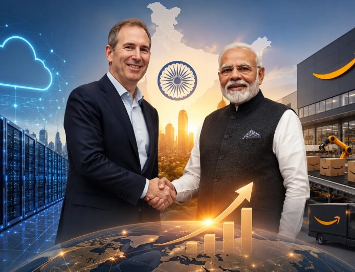 भारत में Amazon का 13 अरब डॉलर निवेश: पीएम मोदी से मुलाकात का असर