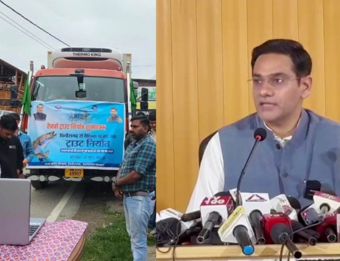पहली बार अंतरराष्ट्रीय बाजार में उत्तराखंड की रेनबो ट्राउट फिश का निर्यात, 5 टन मछली की सफलता