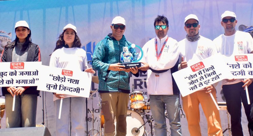 सजग इंडिया ने 1200 खिलाड़ियों को बनाया नशामुक्ति अभियान का ब्रांड एम्बेसडर