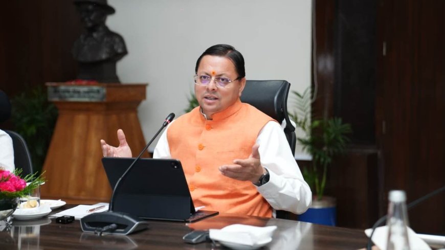 सीएम धामी ने अधिकारियों को दिए निर्देश, मानसून से पूर्व सभी तैयारियां सुनिश्चित करें