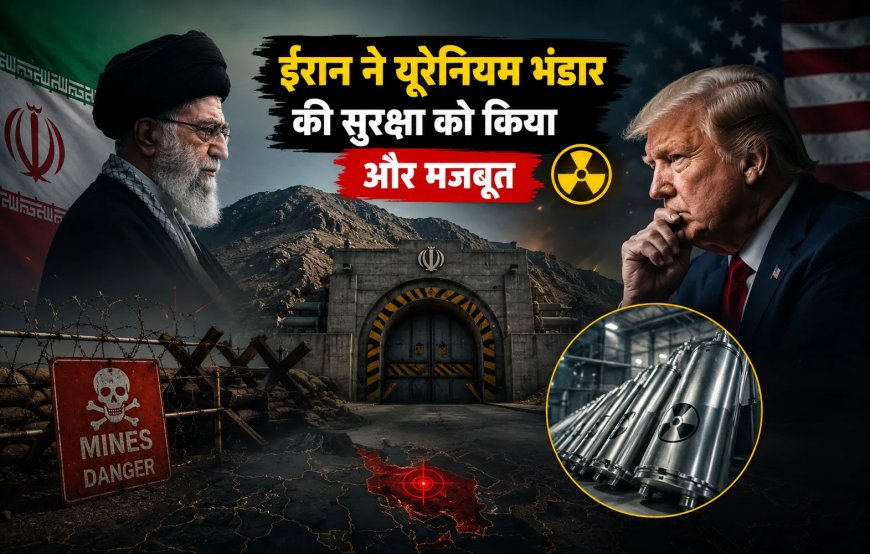 ईरान ने यूरेनियम भंडार को बनाया अभेद्य किला, अमेरिका की रणनीति के लिए नई चुनौती