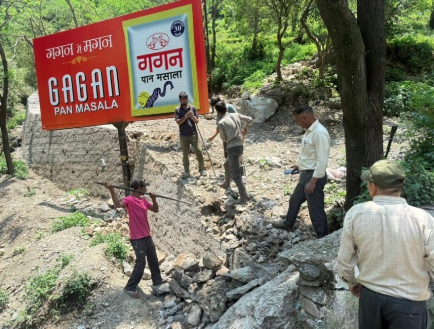सहसपुर और मसूरी में अवैध निर्माण और प्लॉटिंग के खिलाफ बड़ी कार्रवाई