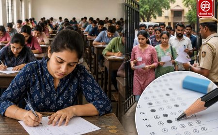UP-TET परीक्षा का दूसरा दिन, 46 परीक्षा केन्द्रों पर 19 हजार अभ्यर्थी शामिल