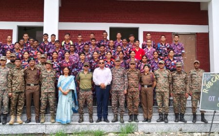 एनसीसी थल सेना कैंप चयन के लिए हल्द्वानी के शैमफोर्ड स्कूल में सफल ट्रायल आयोजित