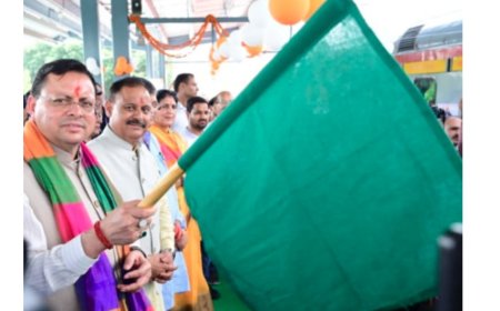 हर्रावाला से सोमनाथ तक विशेष तीर्थ रेल यात्रा का उद्घाटन