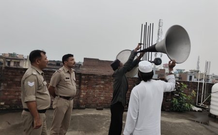हरिद्वार में ध्वनि प्रदूषण पर अंकुश: पुलिस ने हटाए दर्जनों लाउडस्पीकर