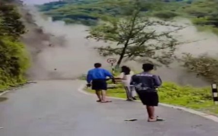 उत्तराखंड: तुंगनाथ मार्ग पर खतरे का मंजर पलटा, भारी बारिश के बीच पहाड़ी चट्टानें गिरीं, हाईवे बंद
